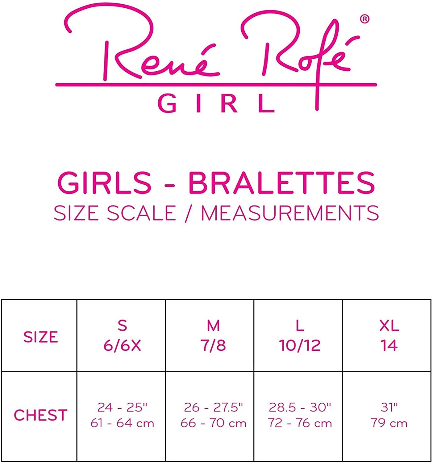 Rene Rofe Girls 7-16 Gabriella Sports Bra 2-Pack – S&D Kids