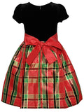 Bonnie Jean Girls 12-24 Months Stretch Plaid Dress