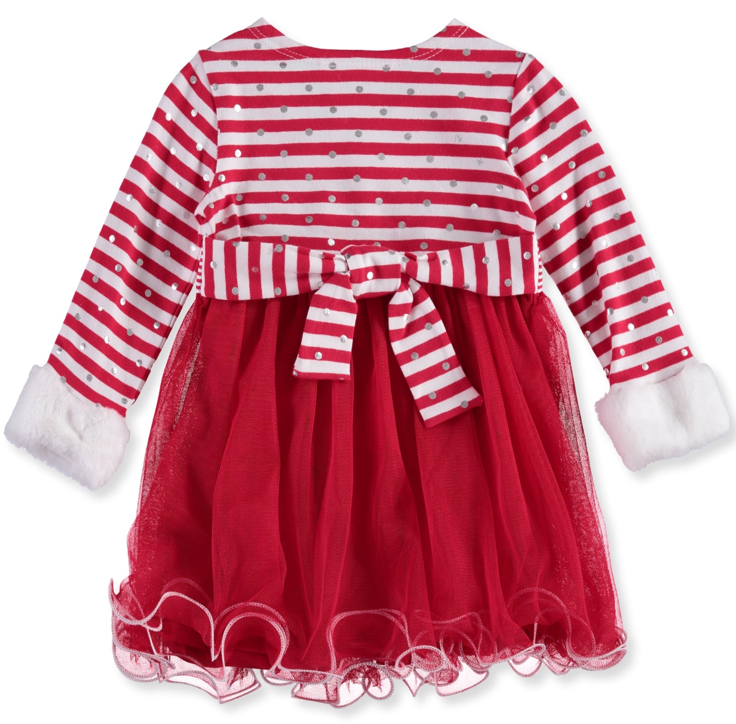 Bonnie Jean Girls 0-9 Months Santa Mesh Dress S&D Kids Bonnie Jean Girls 0-9 Months Santa Mesh Dress S&D Kids