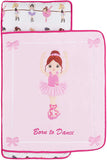 Everyday Kids Born to Dance Toddler Nap Mat with Pillow