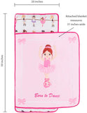 Everyday Kids Born to Dance Toddler Nap Mat with Pillow