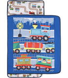 Everyday Kids Toddler Nap Mat with Removable Pillow -Choo Choo Train