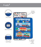Everyday Kids Toddler Nap Mat with Removable Pillow -Choo Choo Train