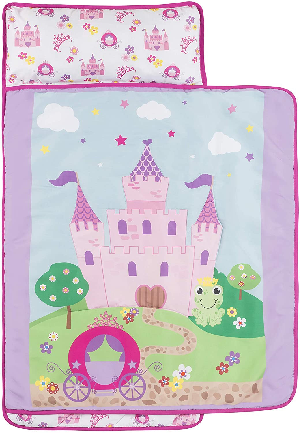 Everyday Kids Princess Storyland Toddler Nap Mat with Pillow