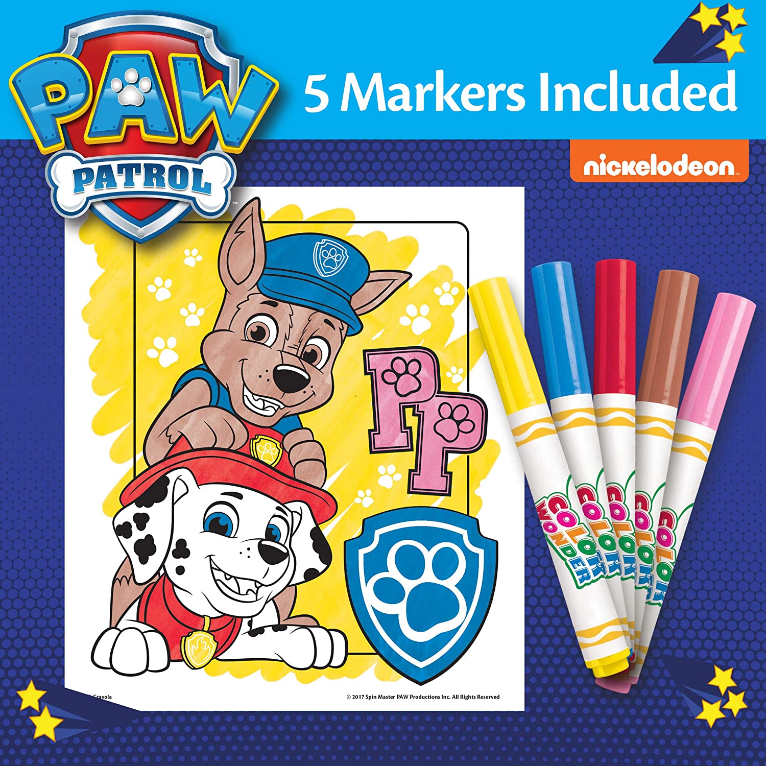 Crayola Paw Patrol Color Wonder, Mess Free Coloring Pages & Markers