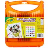 Crayola Create & Color with Colored Pencils, Travel Art Set