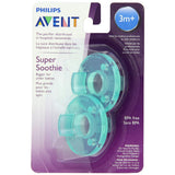 Philips Avent Green Soothie Pacifier, 3M+, 2 Pack