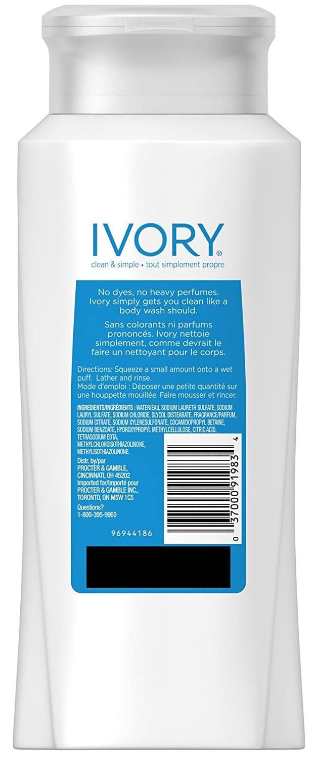 Ivory Body Wash, Original, 21 oz