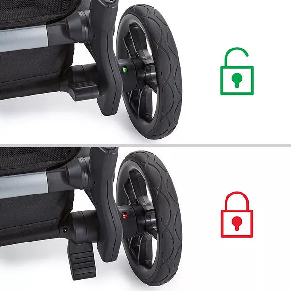 contours element side-by-side single-to-double stroller Contours Element Side-by-Side Single-to-Double Stroller, Storm Grey – S&D Kids