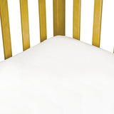 Sealy Baby Allergy Protection Plus Waterproof Fitted Crib Mattress Pad Cover/Protector, 52” x 28”