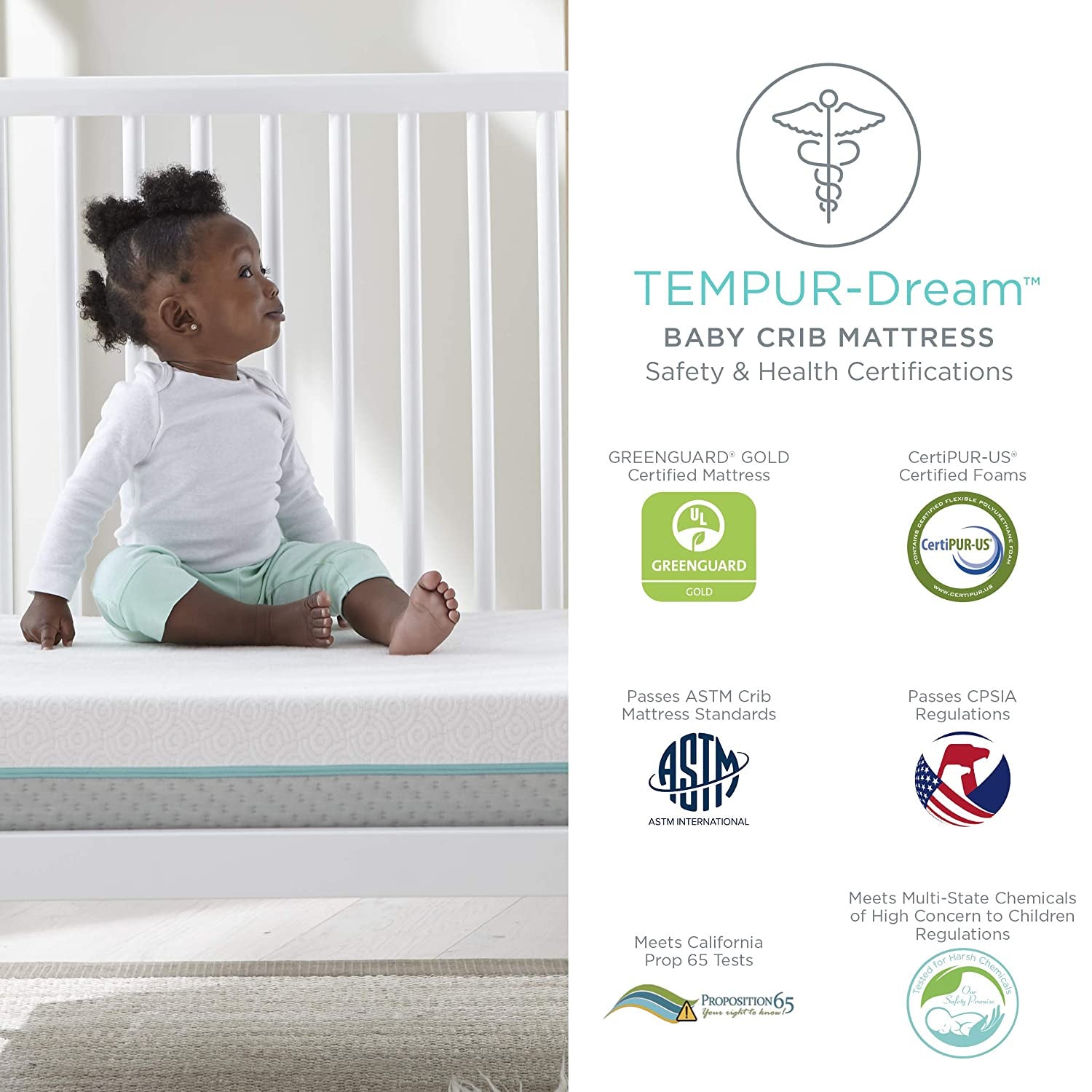 Tempur-Pedic TEMPUR-Dream 2-Stage Crib Mattress