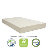 Sealy Breathable Knit Waterproof Standard Crib & Toddler Mattress, Cotton Comfort