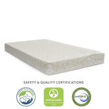 Sealy Butterfly Waterproof Crib Mattress