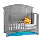 Kolcraft 4-in-1, Easy-to-Assemble, Brooklyn Convertible Crib, Nursery Gray