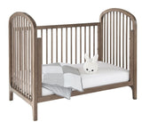 Kolcraft 3-in-1, Easy-to-Assemble, Elston Convertible Crib - Built-In Hardware, Antique Greige
