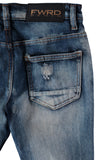 FWRD Denim Boys 8-20 Distressed Washed Slim Denim Jeans