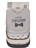 Bon Bebe Baby Boys 7-Pack Bibs with Waterproof Backing