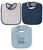 Bon Bebe Baby Boys 7-Pack Bibs with Waterproof Backing