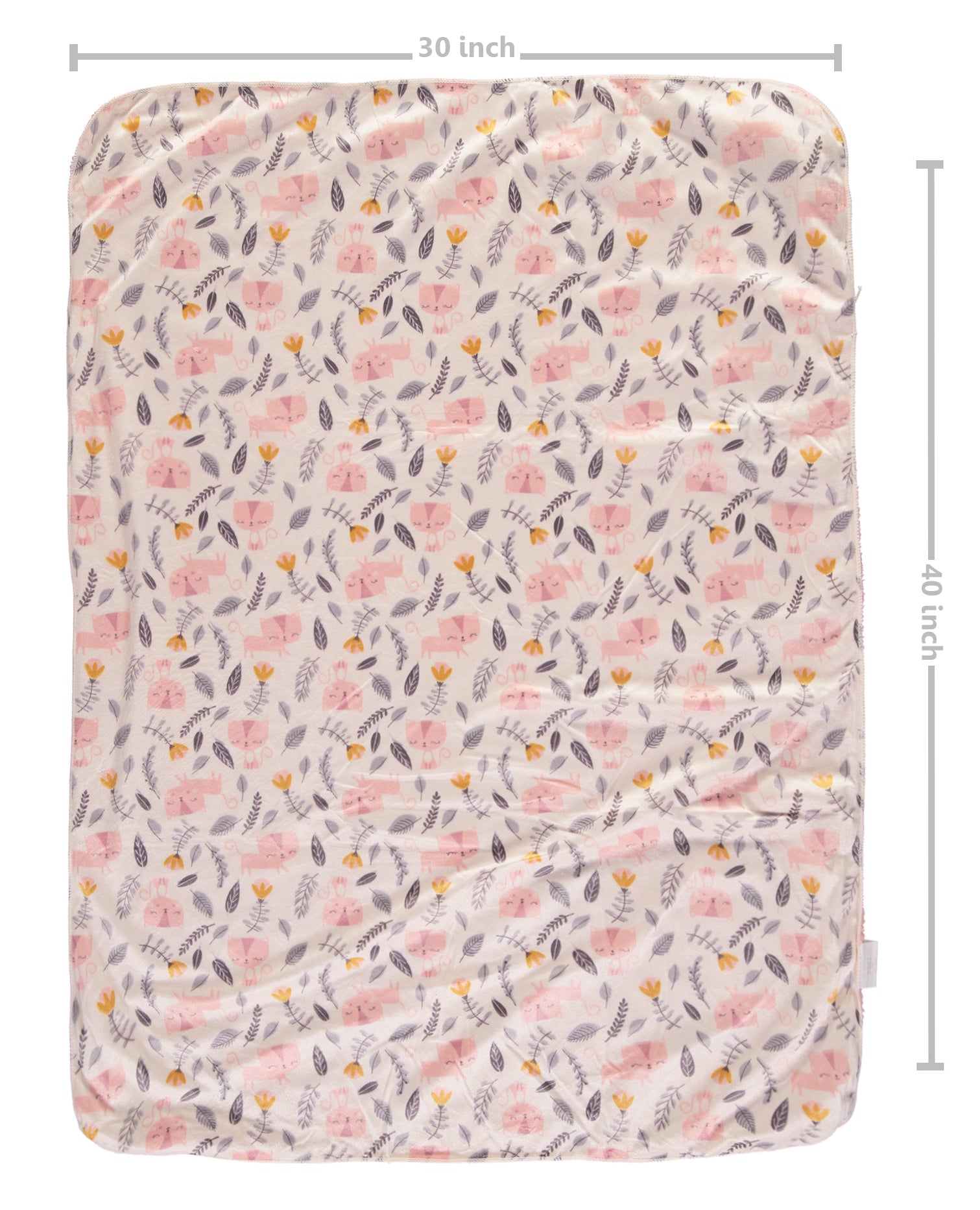 Baby by Bon Bébé Baby Girls' and Baby Boys' Soft and Cuddly Plush Baby Blanket