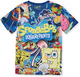 Nickelodeon Boys 4-20 Spongebob Short Sleeve Sublimation T-Shirt