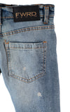 FWRD Denim Boys 8-20 Busted Rip Repair Slim Denim Jeans