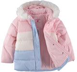 Carters Girls 2T-4T Colorblock Snowsuit