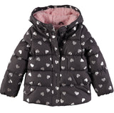 Carters Girls 4-6X Foil Heart Snowsuit