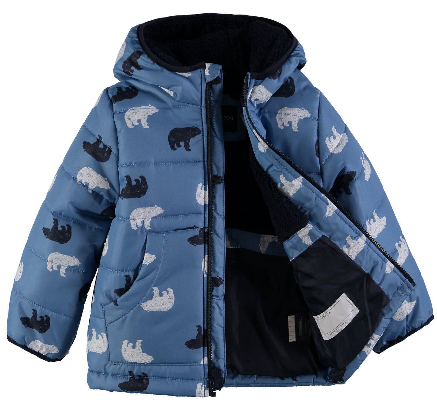 London Fog Boys 2T-4T Animal Puffer Jacket