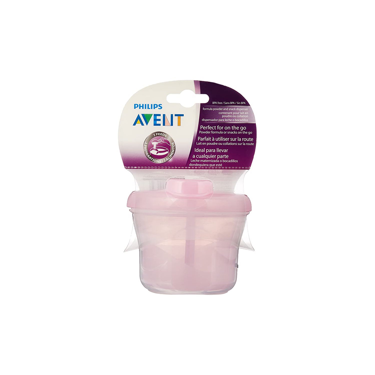 Phillips Avent BPA Free Formula Dispenser/Snack Cup, Colors May Vary