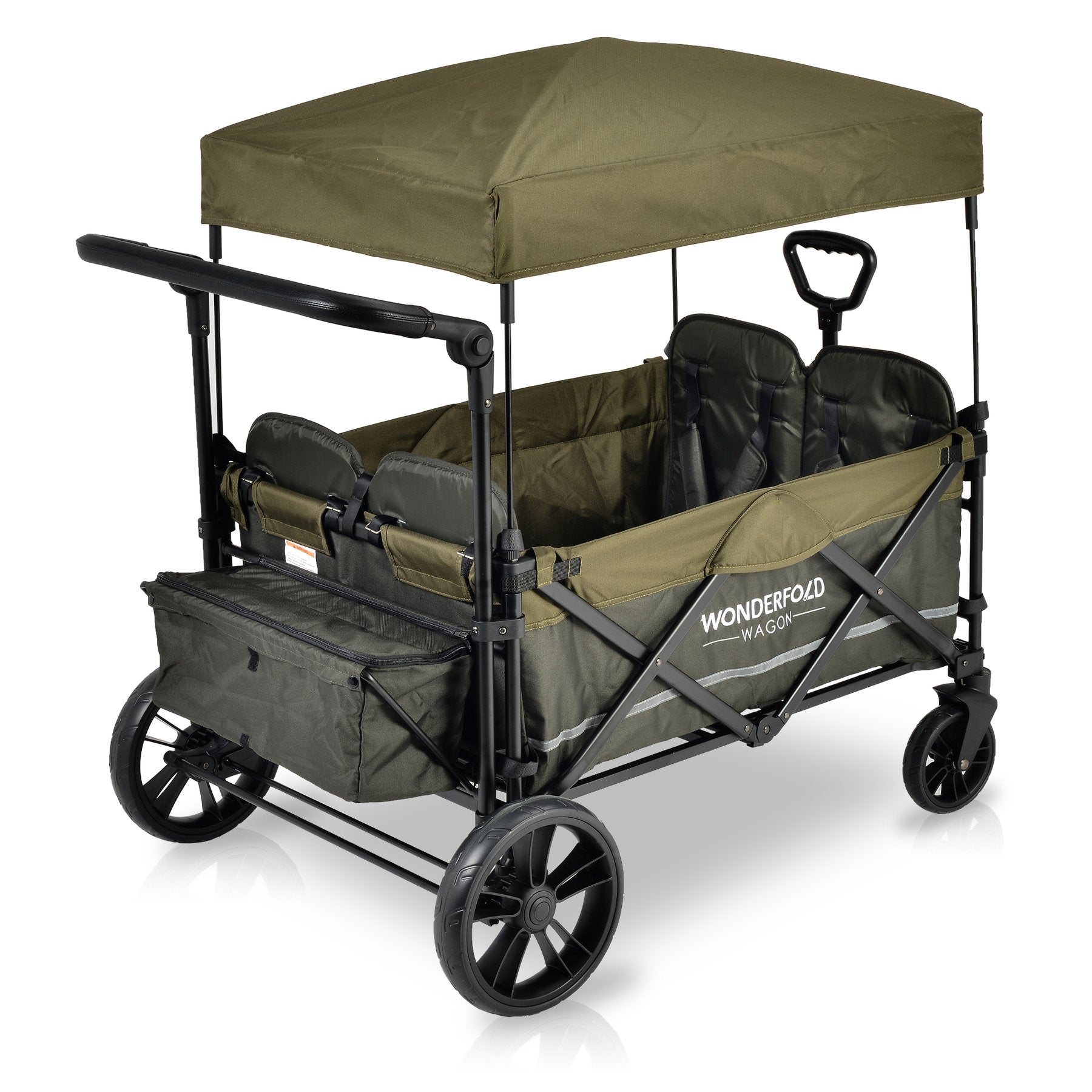 Wonderfold X4 Push + Pull Quad Stroller Wagon w Magnetic Harness – S&D Kids