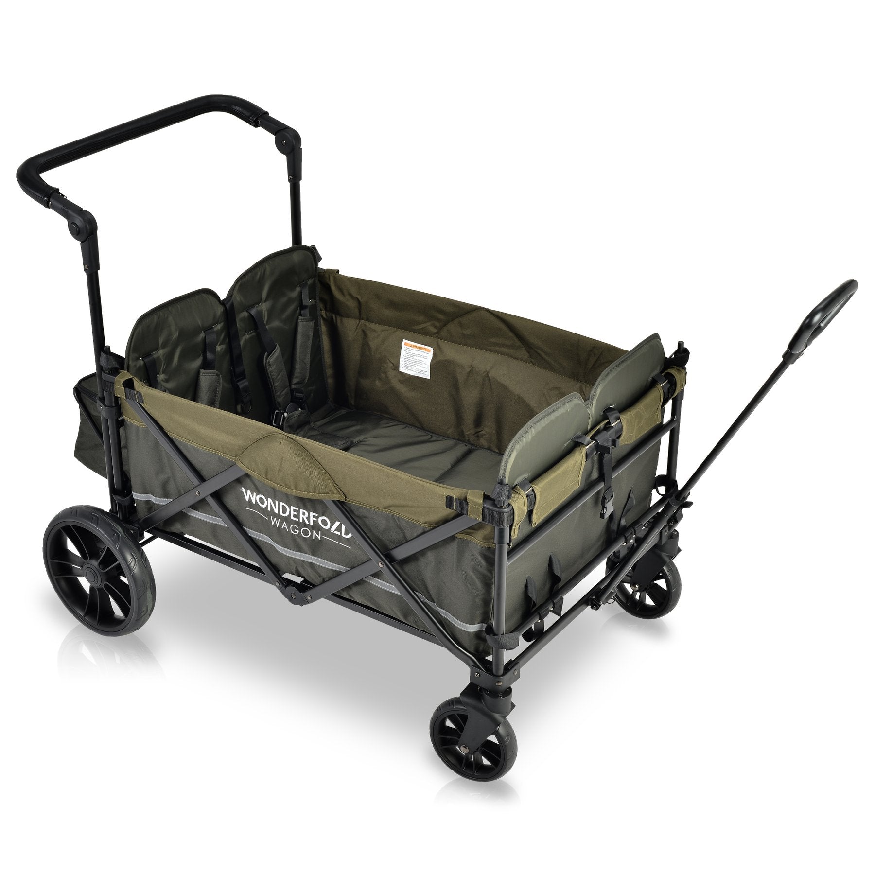 wonderfold x2 push & pull double stroller wagon Wonderfold X4 Push + Pull Quad Stroller Wagon w Magnetic Harness – S&D Kids
