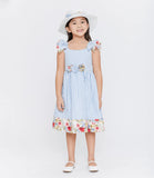 Bonnie Jean Girls 7-16 Phoebe Seersucker Dress with Matching Hat