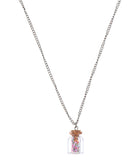 Bonnie Jean Girls 7-16 Short Sleeve Rainbow Stripe Dress with Necklace