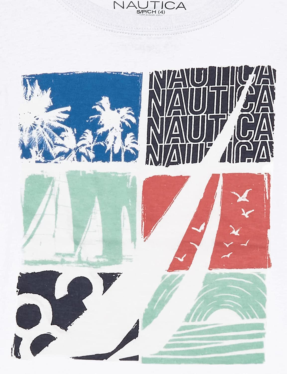 Nautica Boys 4-7 Sail Logo T-Shirt