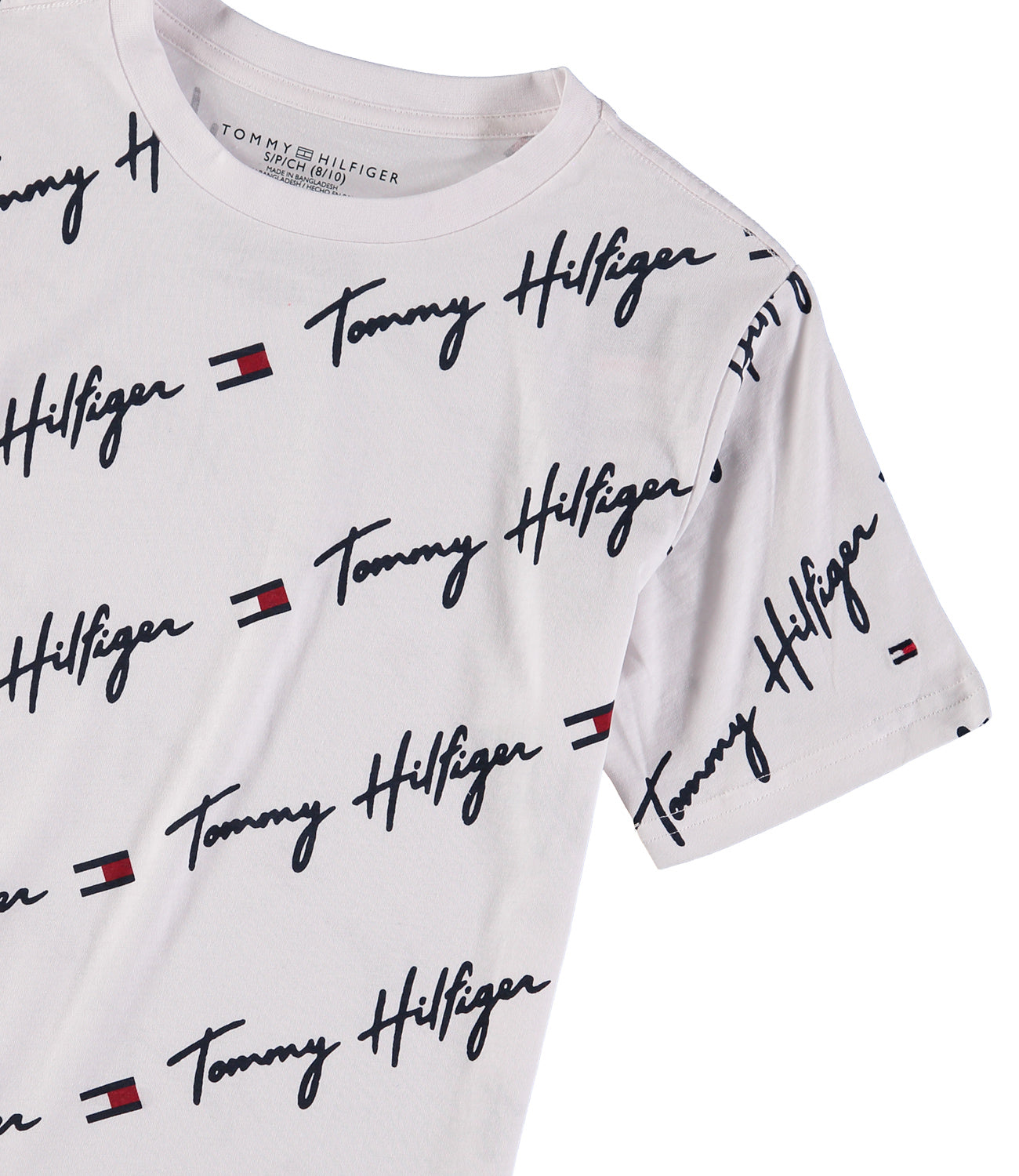 T-Shirt 8-20 Diagonal Tommy S&D – Boys Logo Kids Hilfiger