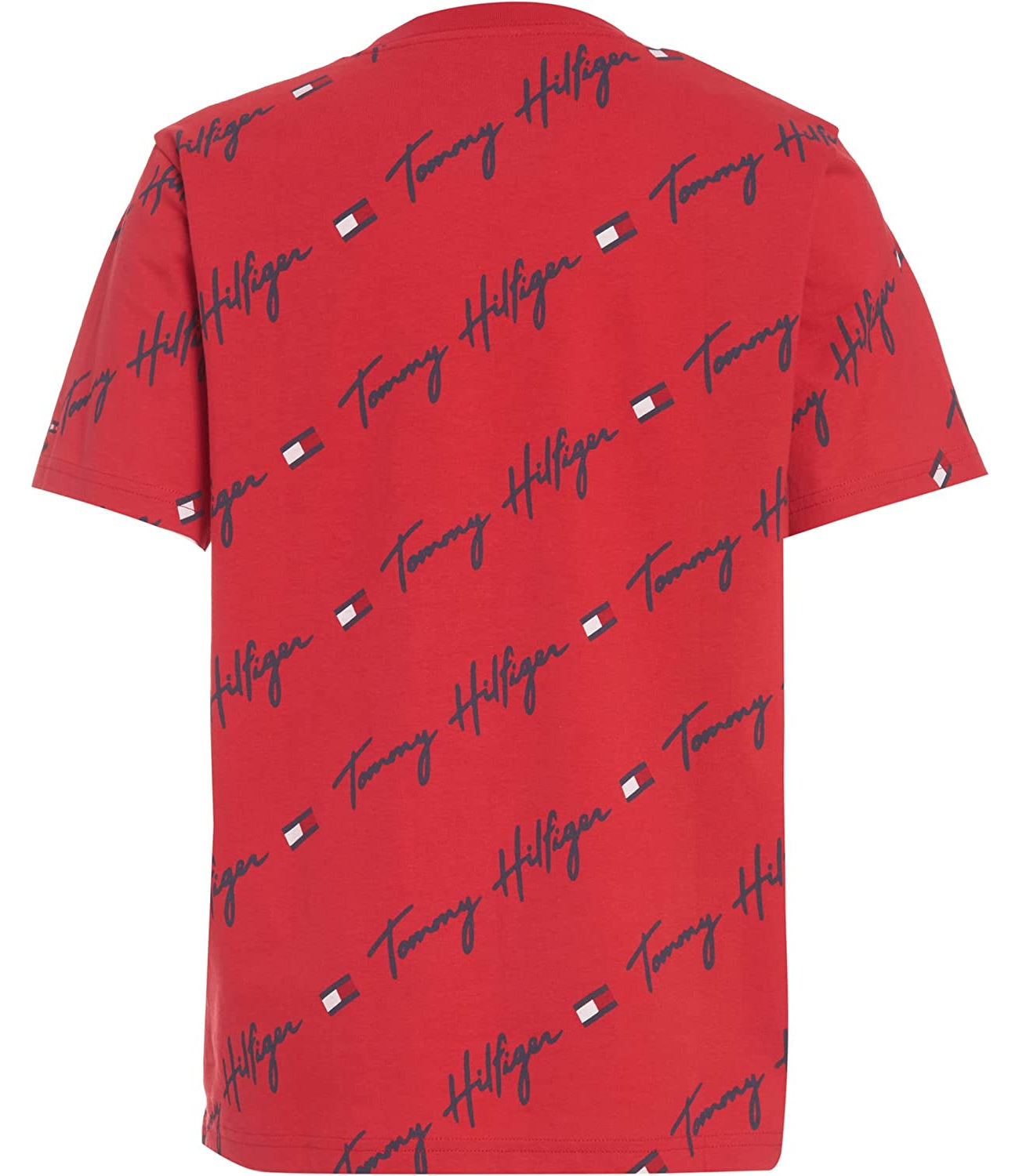 – Tommy Hilfiger Boys S&D Logo Diagonal T-Shirt Kids 8-20