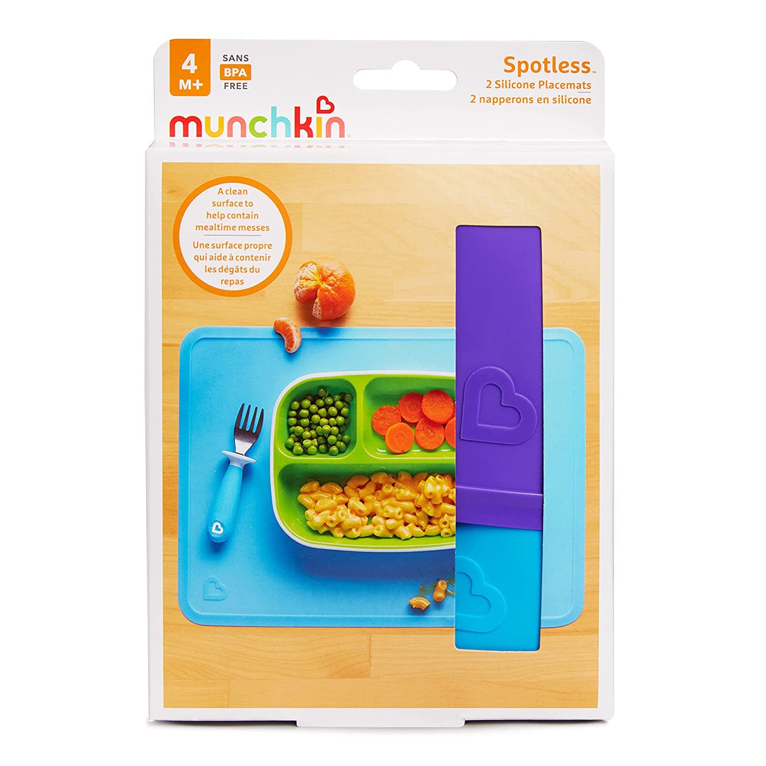 Munchkin Silicone Infant Spoons, Assorted - 2 pack