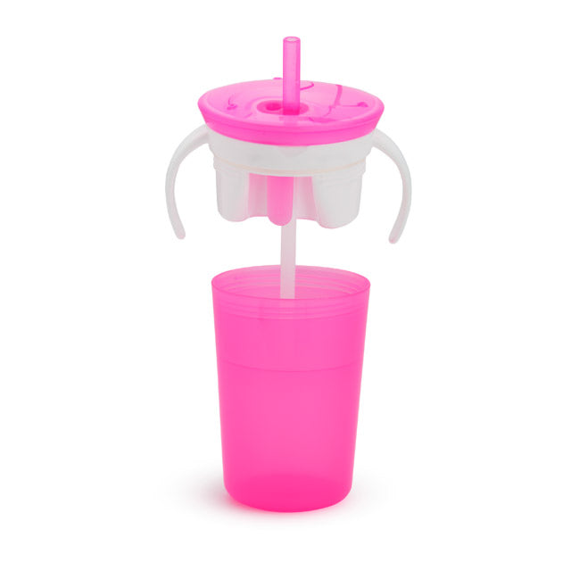 Nuby Snack N' Sip 2 in 1 Snack and Drink Cup (Red)