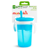 Munchkin SnackCatch & Sip™ 2-in-1 Snack Catcher & Spill-Proof Cup, Colors May Vary
