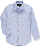 Leo & Zachary Boys 2-16 Sand Tonal Stripe Dress Shirt