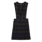 French Toast 4-6X Plaid V-Neck Pleated Jumper