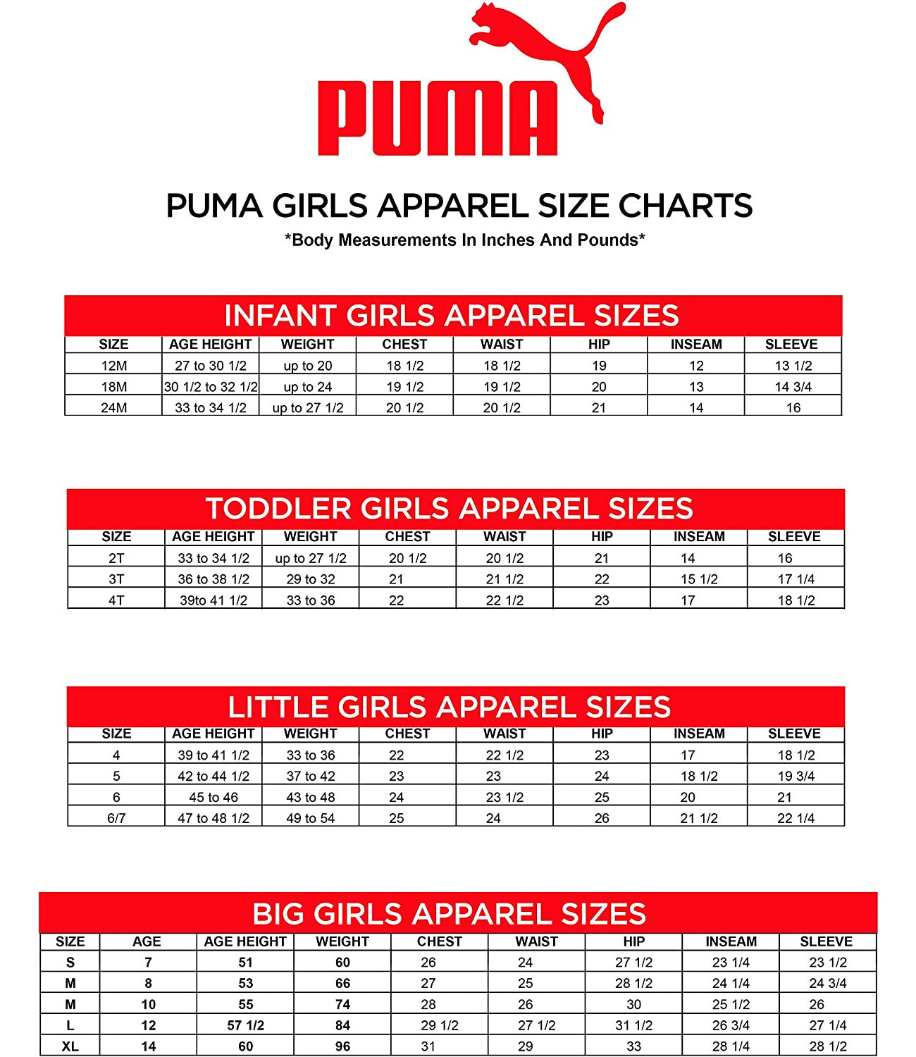 PUMA Girls Puma Core T-Shirt
