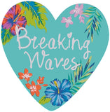 Breaking Waves Girls 7-16 One Piece Flounce Tropical Swimsuit