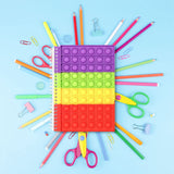 ThinkKool Toys Pop It Journal Spiral Notebook