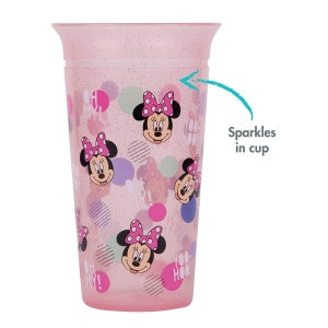 The First Years Disney Minnie Mouse Sip Around Spoutless Cup - 2 Cups in 1: Spoutless for 360 Degree