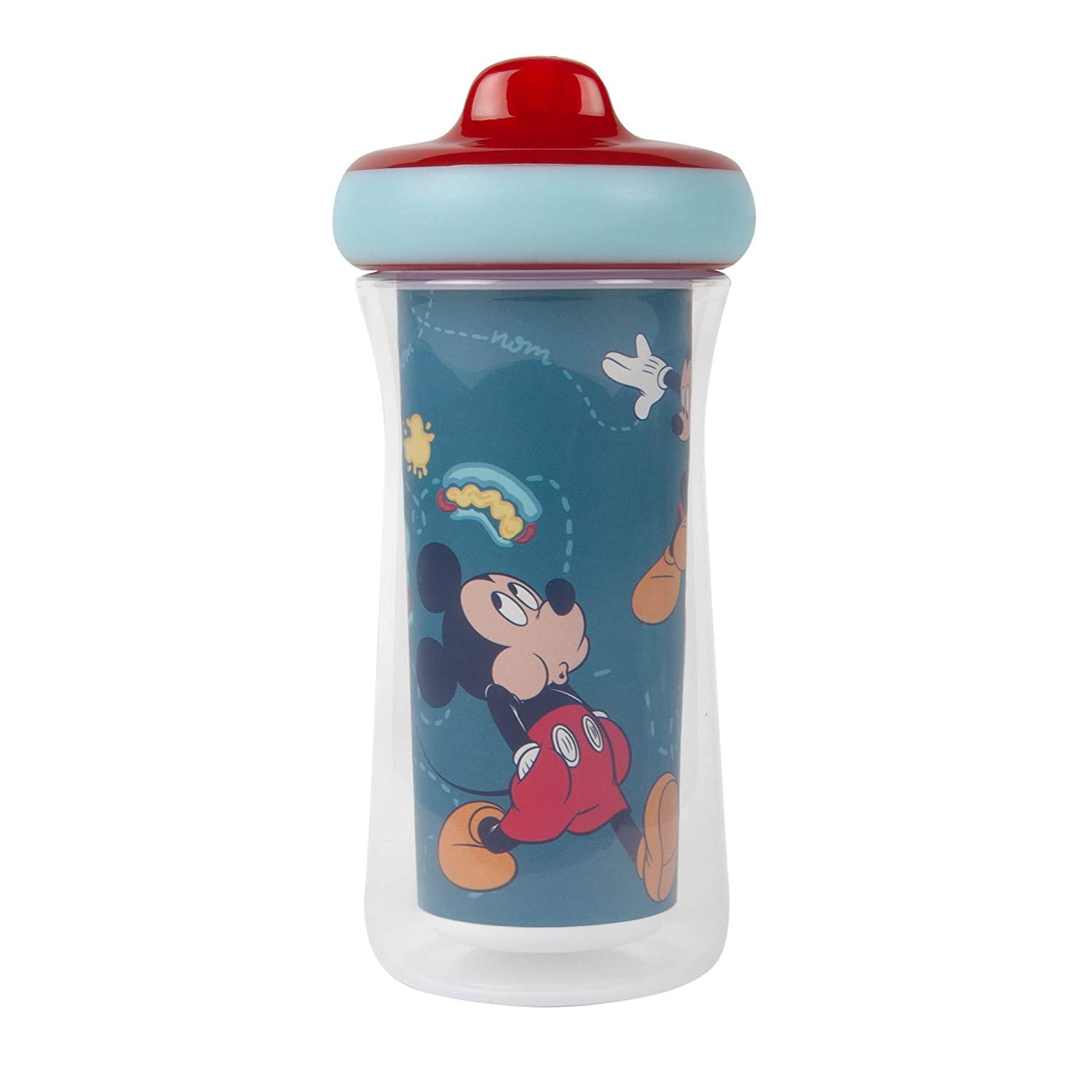 Disney Mickey Mouse 2 PACK Spill Proof 10oz Sippy Cups Tumbler Kids Toddler  NEW