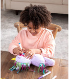 TOMY Doodle Bear The Original 14&#698; Plush Toy with 3 Washable Markers – Unicorn