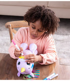 TOMY Doodle Bear The Original 14&#698; Plush Toy with 3 Washable Markers – Unicorn