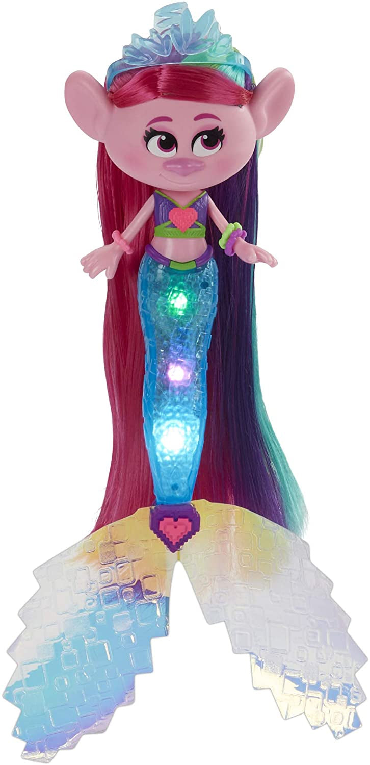 DreamWorks TrollsTopia Techno Mermaid Poppy Doll