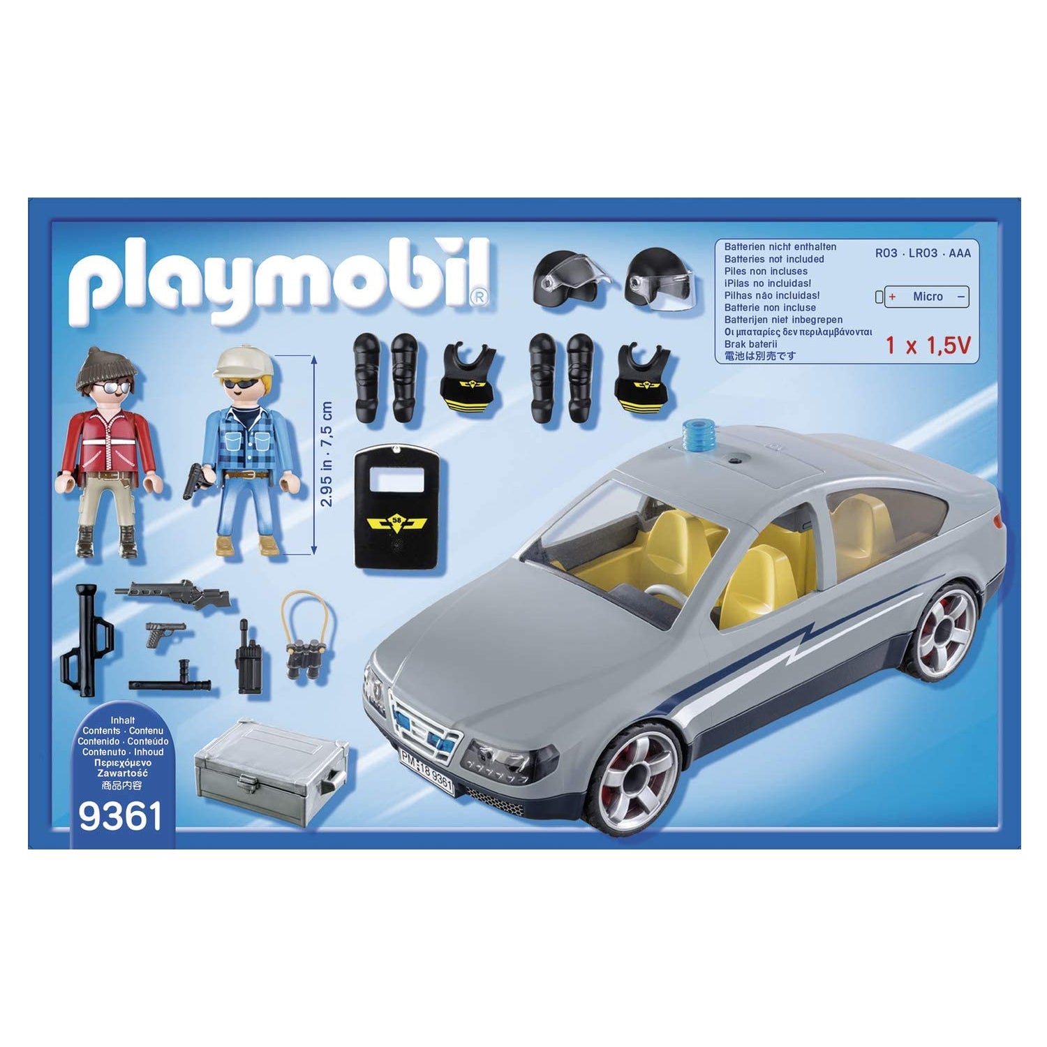 Playmobil City Action Tactical Unit Undercover Car